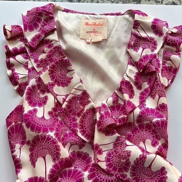 Kate Spade X Florence Broadhurst Audrey Silk Wrap Dress - Picture 13 of 16